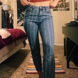 Striped Pacsun jeans